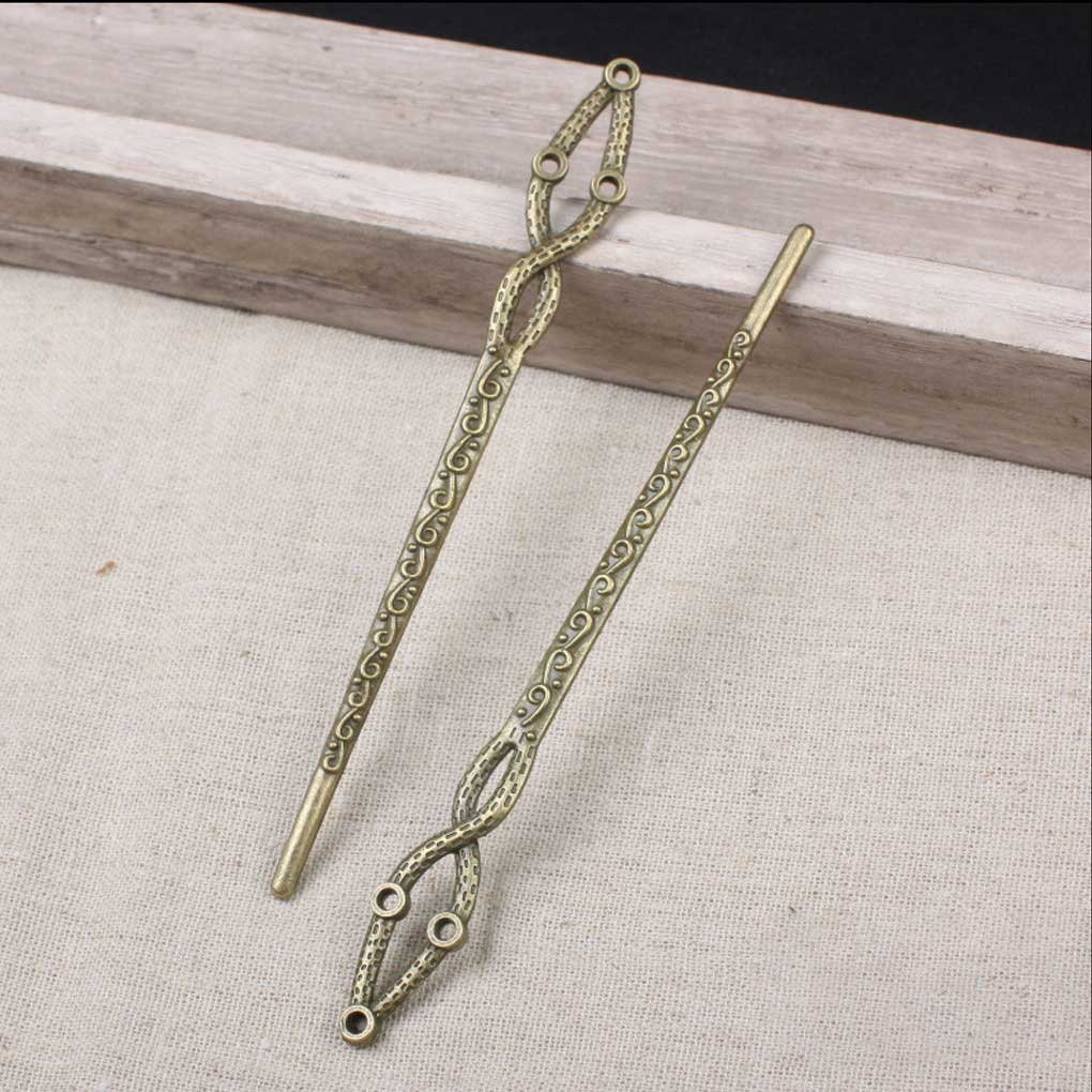 Sponka do vlasů Zinková slitina Vintage Dámské doplňky Záložka Pevná boční spona Třásně Antické sponky do vlasů DIY Dívčí potřeby Sponka do vlasů