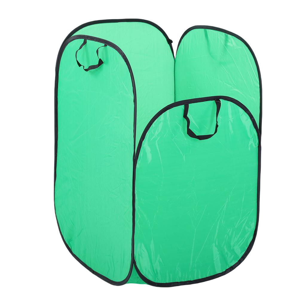 Tragbar   Aufsteh-Laubsammlerbeutel Faltbares Laubaufnahmegerät Wiederverwendbarer Hofgartenbeutel mit 4 Erdnägeln für Rasenabfall Grün 35,4x23,6x23,6in