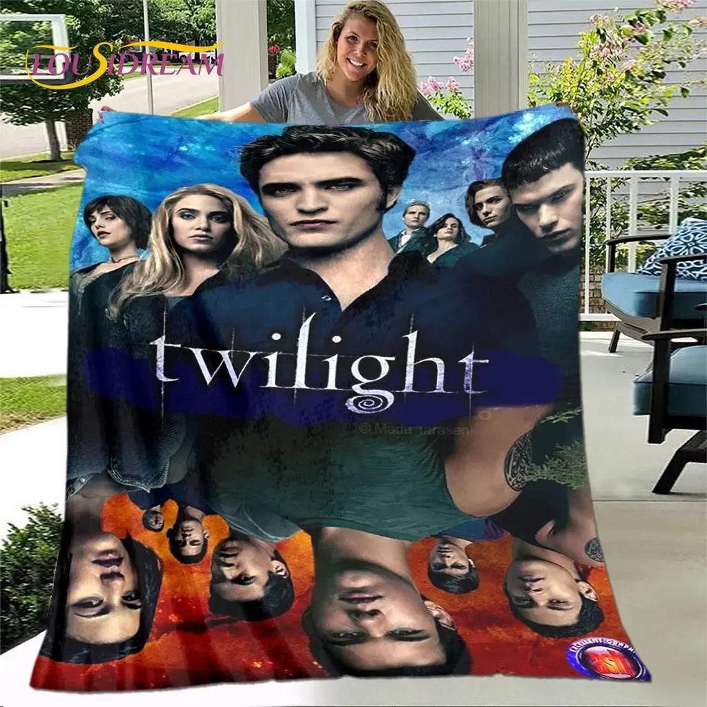The Twilight Saga HD Printed Soft Plush Blanket,Flannel Blanket Throw Blanket for Living Room Bedroom Bed Sofa Picnic Kids Cover