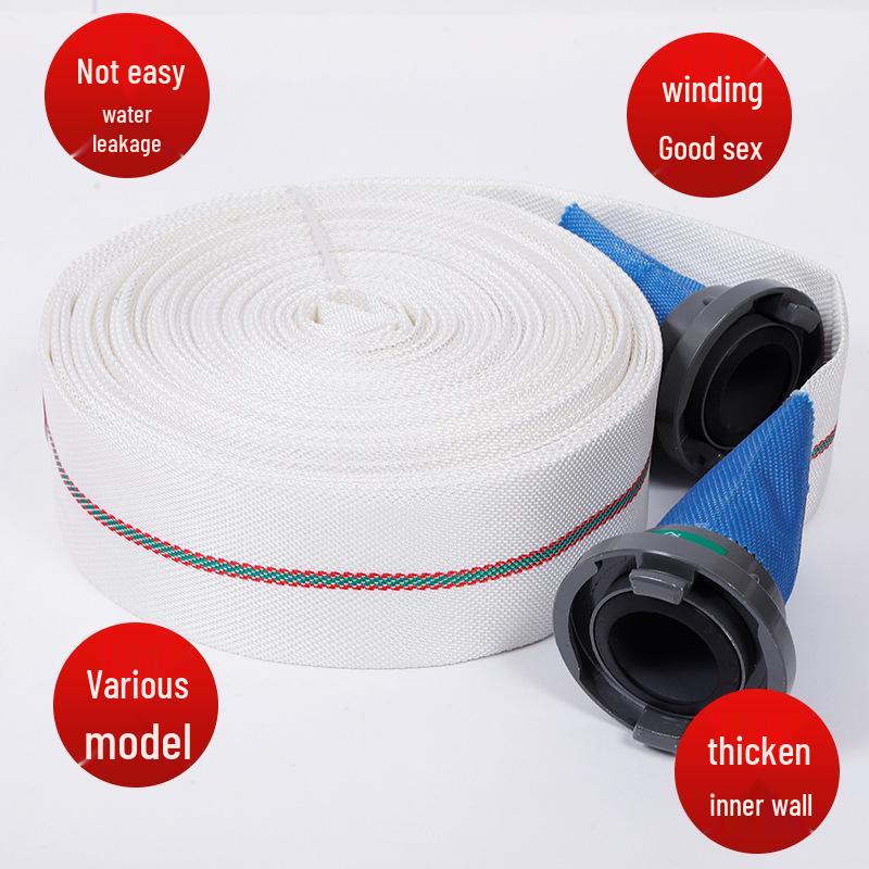 High-Pressure Fire Hose for Indoor/Outdoor Use