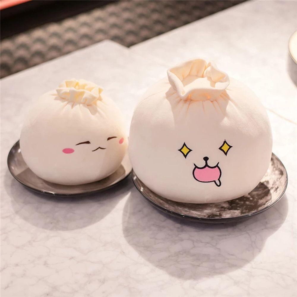 Cartoon Doll Children  Gift Home Decor Bun Plush Toy Stuffed Bun Steamed Bun Bun Stuffed  Toy