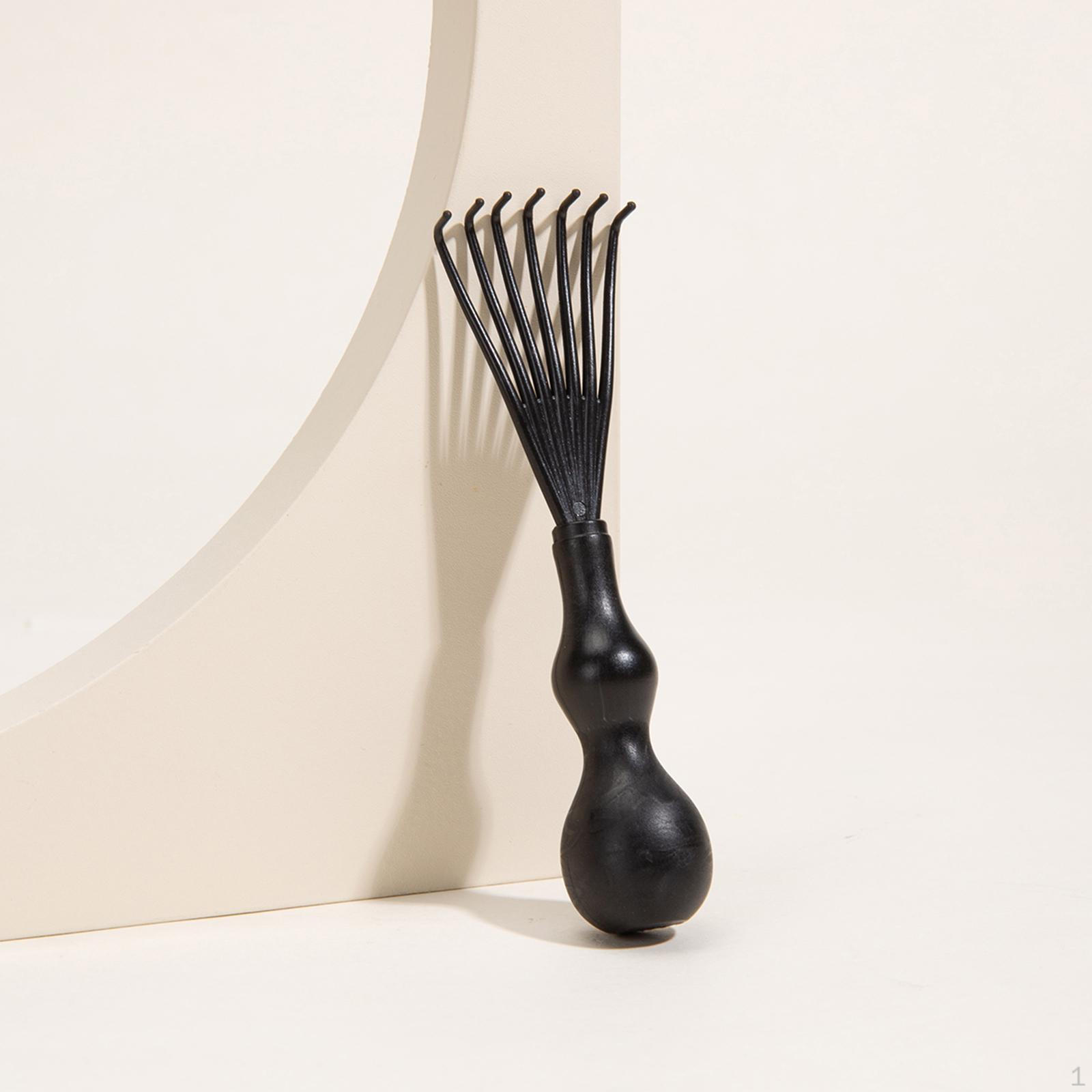 

Brush Cleaning Tool for Hair, Long Handle Comb Cleaner чорний