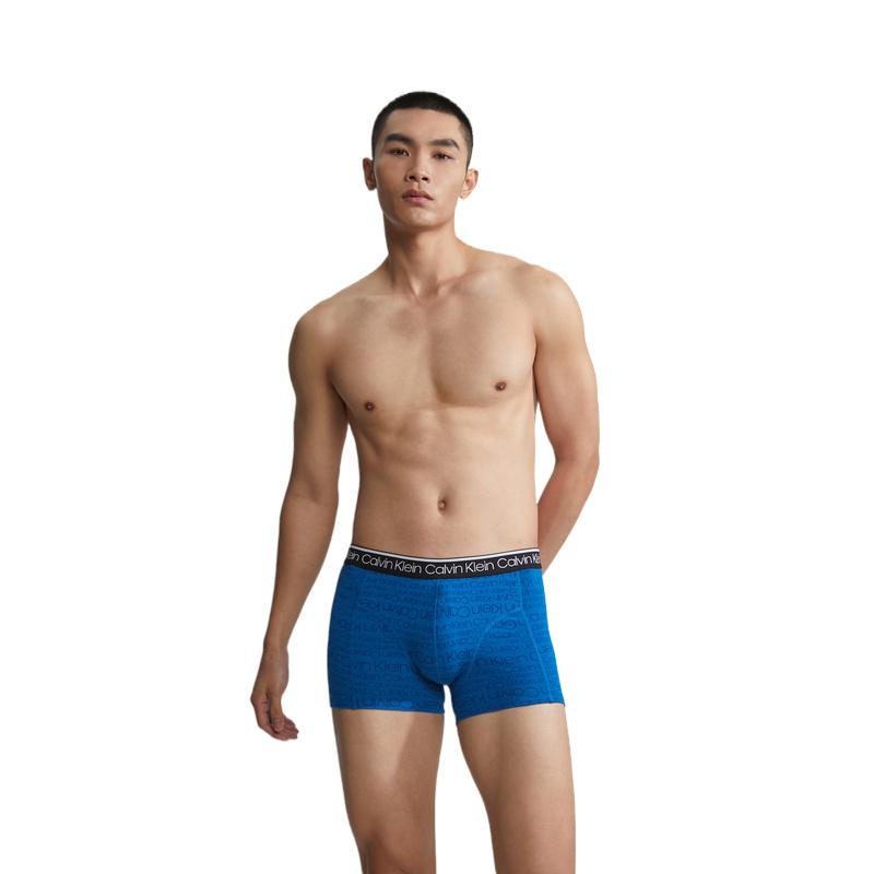 Calvin Klein Logo Jacquard Waistband Cotton Breathable Boxer Briefs 3-Pack Men Underwear NP2421O9WV