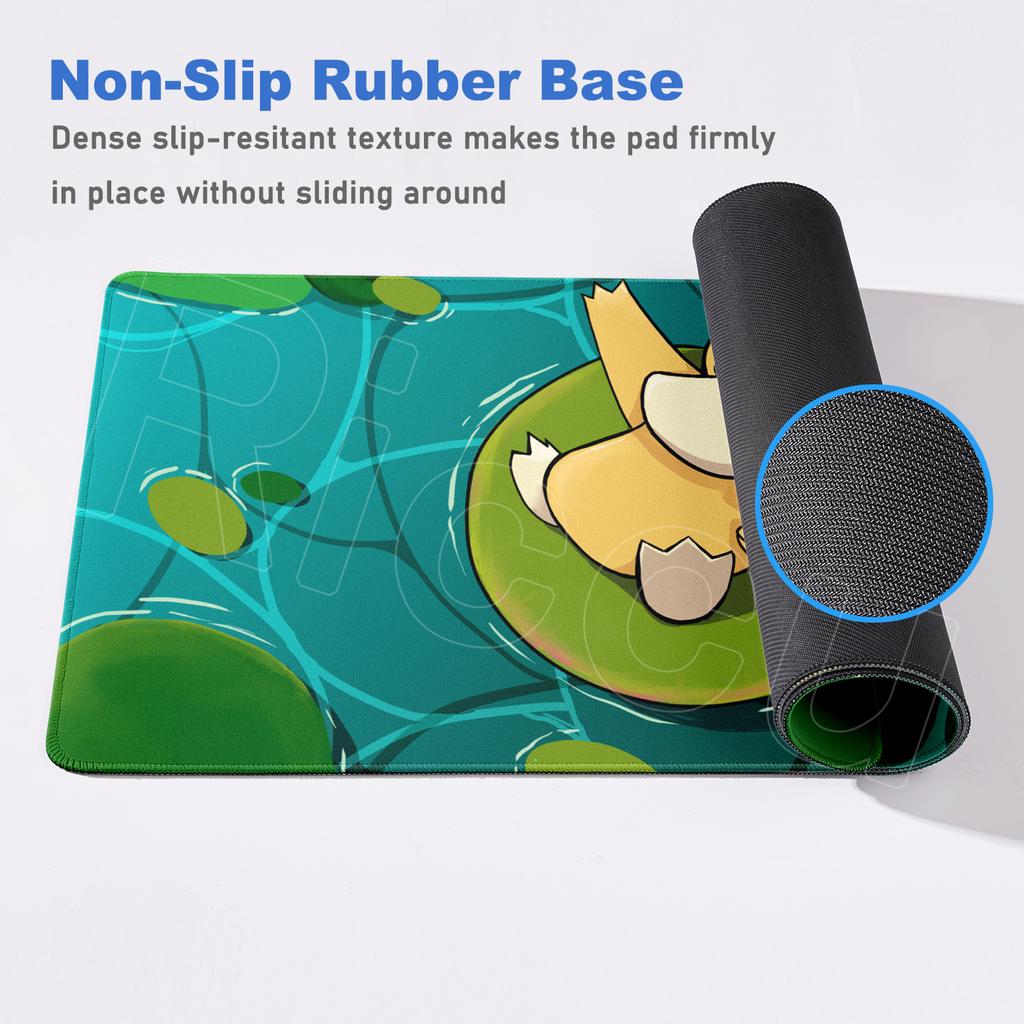 XXL Gaming Accessories Mousepad New Anime Pokemon Psyduck Rubber Desk Large Soft Office Mat HD Printing Computer Keyboard Carpet