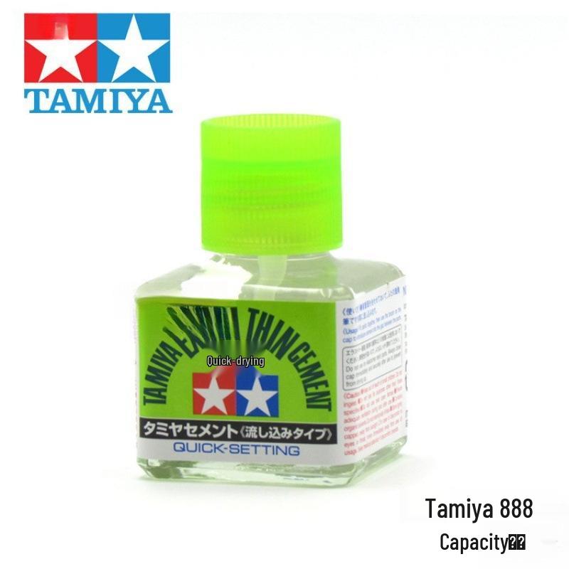 

Клей Tamiya для заповнення швів, що швидко сохне, із зеленою кришкою для безшовної конструкції