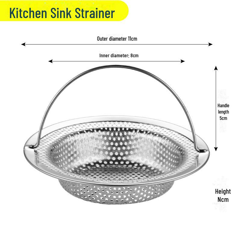 Beliebter Spülbeckenablauf aus Edelstahl mit Müllfilter für die Küche