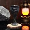 Creative Dragon Series Beer Goblet Stainless Steel Inlaid Resin Hand-painted Theme Party Wine Glass Goblet for Friends Gift