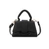 Stylish Pu Leather Shoulder Bag For Women Small Square Bag With Flap Cover Design