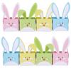 4/8Pcs Easter Bunny Ear Candy Boxes Cute Egg Paper Basket Cookie Gift Packaging Box Bags 2026 Easter Party Decoration Supplies