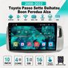 2Din Android Car-Play Car Radio,Toyota Passo Sette Daihatsu 2008-2022,Multimedia Player Head Unit Stereo GPS Navigation BT WIFI,2+32GB
