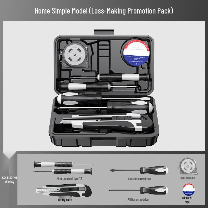 Royal Household Hardware & Woodworking Toolbox Set