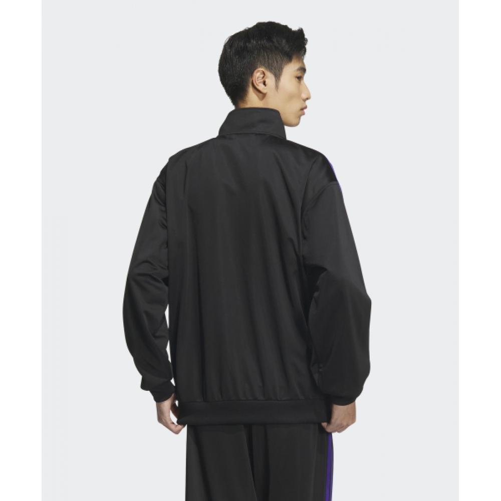 Adidas Bb Track Top   Black  Purple Iz4923