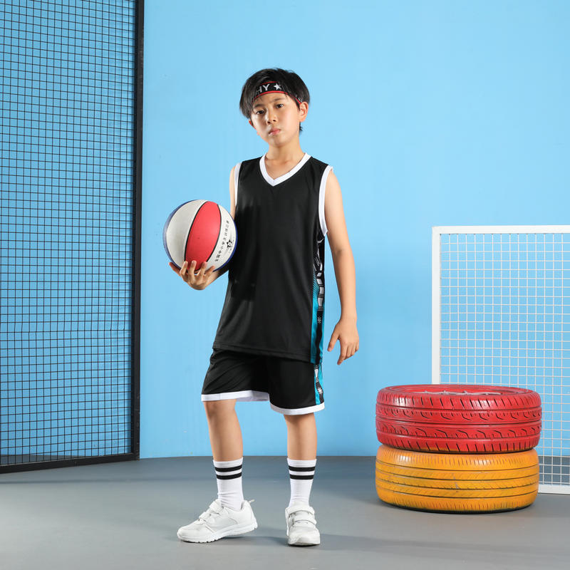 Middle-Aged And Older Children'S Men'S And Women'S Basketball Suits, Children'S Adult Summer Clothing Team Clothing, Trendy Handsome Short-Sleeved