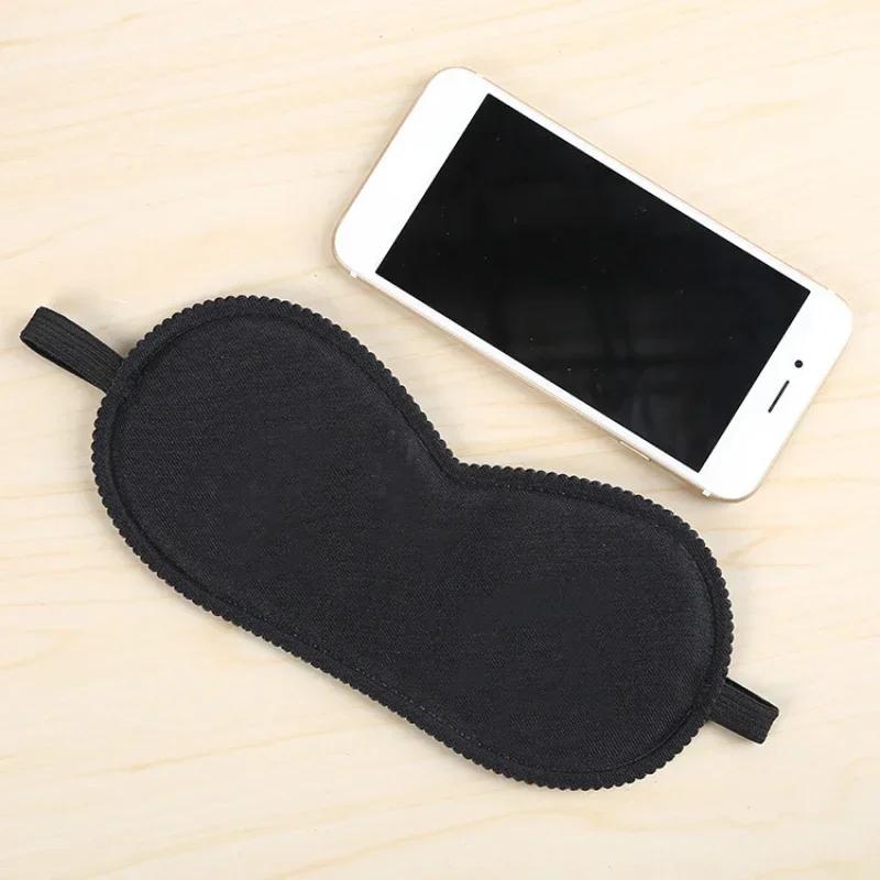 1pc Sleeping Eye Mask Black Eye Shade Sleep Mask Black Mask Bandage On Eyes for Sleeping Emotion Sleep Masks
