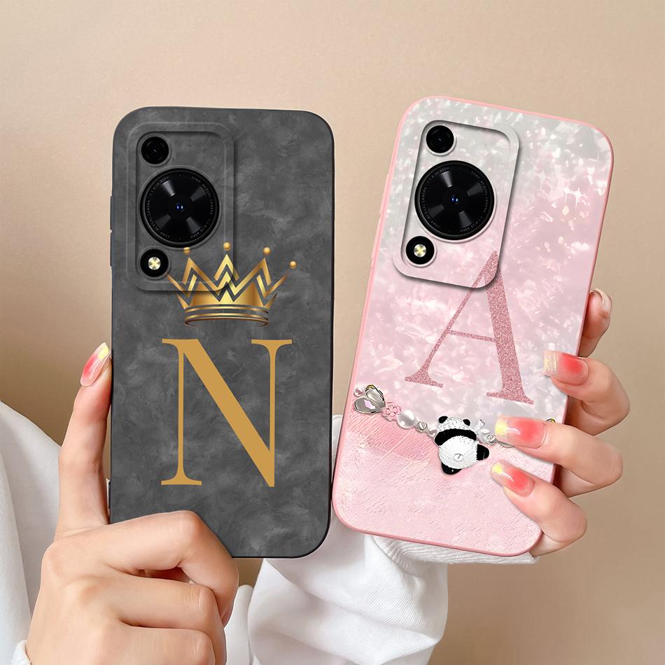 For Huawei Nova Y72 Phone Cover Lovely Letters High Quality Case For Huawei Nova Y 72 Camera Protection Shockproof Bumper Capa