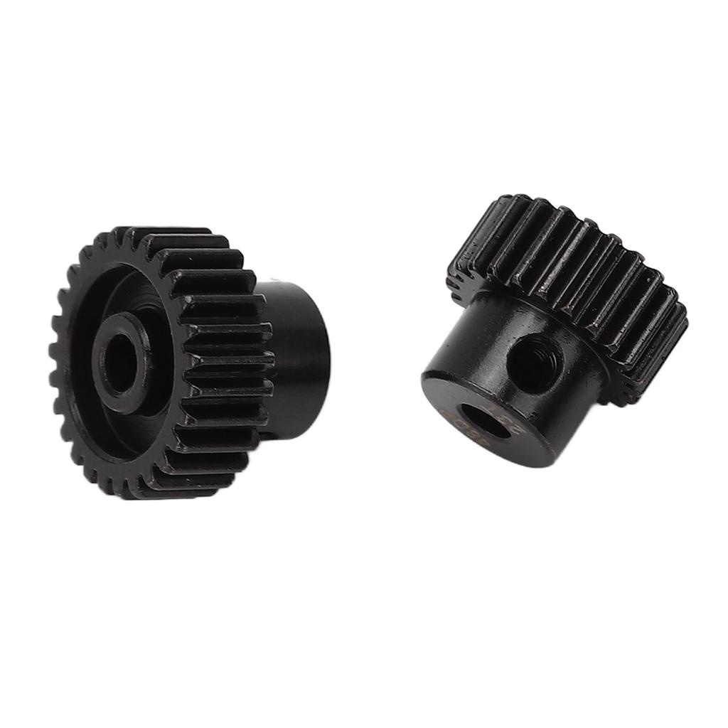 5 Pcs RC Pinion Gear Set 48DP 0.53M 3.175mm 23T 24T 25T 26T 27T Chromium Molybdenum Alloy Steel Motor Gear Set for 1/10