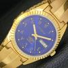 REFURBISHED MENS CITIZEN AUTOMATIC 8200 JAPAN ARABIC BLUE DIAL WATCH A427233-2