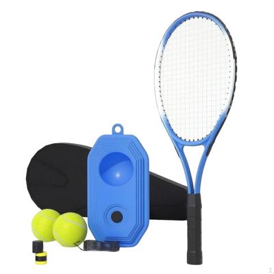 Solo Tennis Training Kit Lightweight Racket with Base Compact for Adults