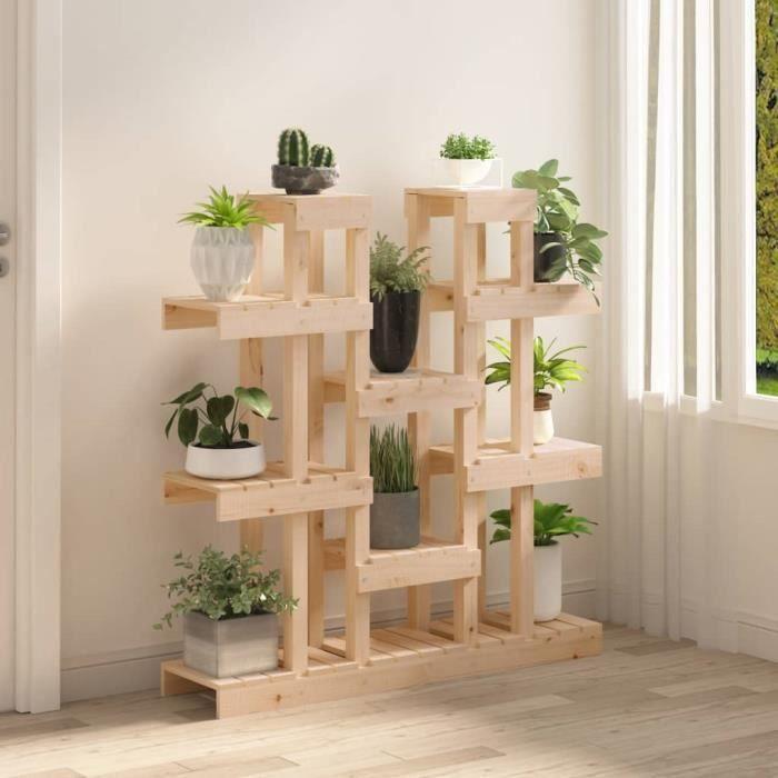 VidaXL Plant Stand 104.5x25x109.5 Cm Solid Pine Wood 822092