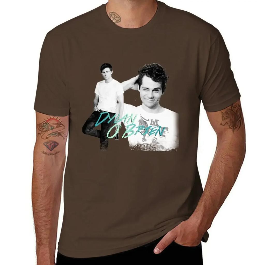 Dylan Obrien Tshirt Graphics Blacks Quick Drying Unisexs Graphic Tshirts Funny