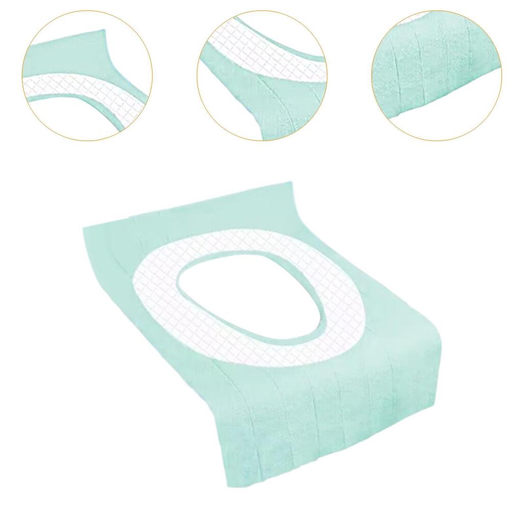 10Pcs Disposable Toilet Pads for Kids Adults Pregnant Women Toilet Seat Mat for Hotel Camping Public Toilet Outdoors Trip