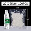 100pcs/Lot Kitchen Vacuum Sealer Bag Transparent Food Packaging Bag Fresh-Keeping Food for Food Saver Seal Storage Meal