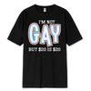 Cotton Summer Im Not Gay But 20 Dollars Is 20 Dollars Tee Short Sleeve Casual Shirt Funny Joke Sarcastic Top for Men Women