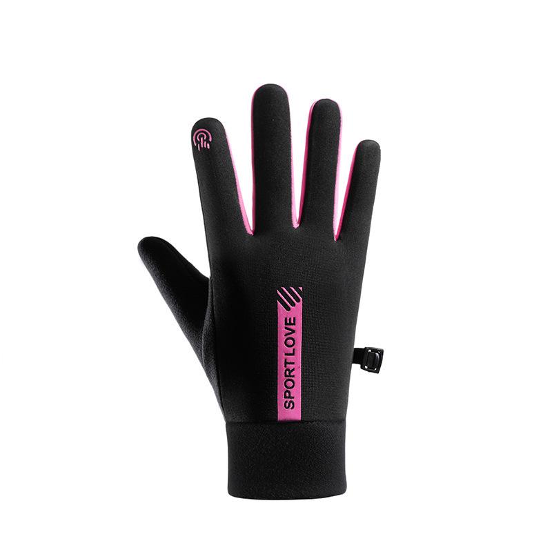 Unisex Plus Velvet Warm Gloves for Autumn/Winter: Non-slip, Touchscreen-Compatible for Cycling, Driving, or Skiing