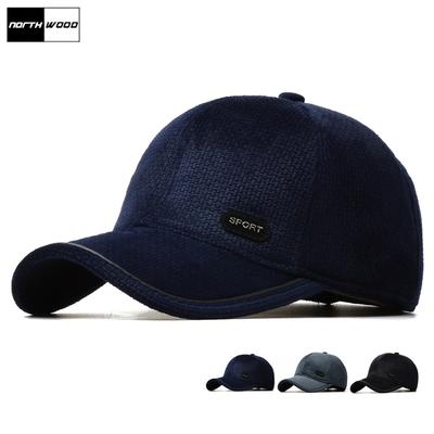 Berretti da baseball per sport invernali da uomo con protezione per le orecchie Cappelli caldi per papà Cappelli da camionista per uomo all'aperto