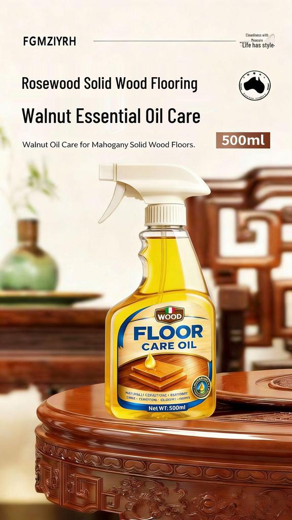 Rosewood Walnut Oil for Furniture and Crafts - Special Anti-Cracking Care for Ebony, Zitan, and Huali Wood.