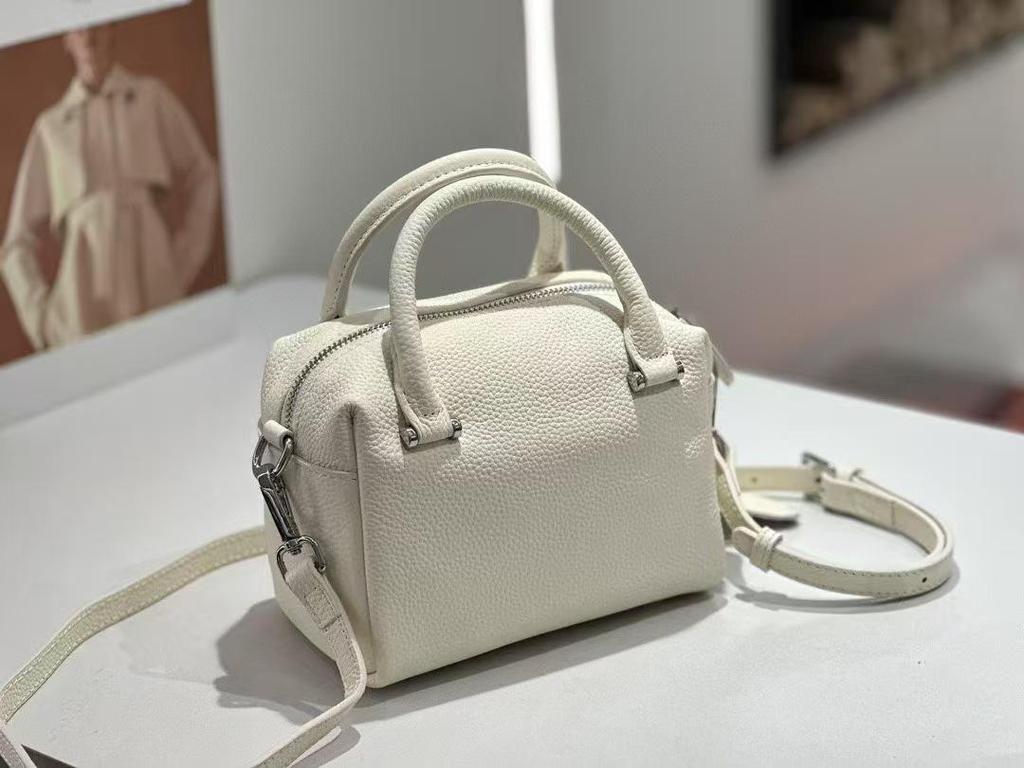 Genuine Leather Women's Candy Box Boston Pillow Crossbody Bag - New 2025 High-End Style