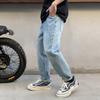 Washed jeans men's loose Harlan pants fashion street new dad pants youth trendy brand casual trousers men