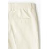 H M Linen Blend Tailored Pants Relaxed Fit creaM