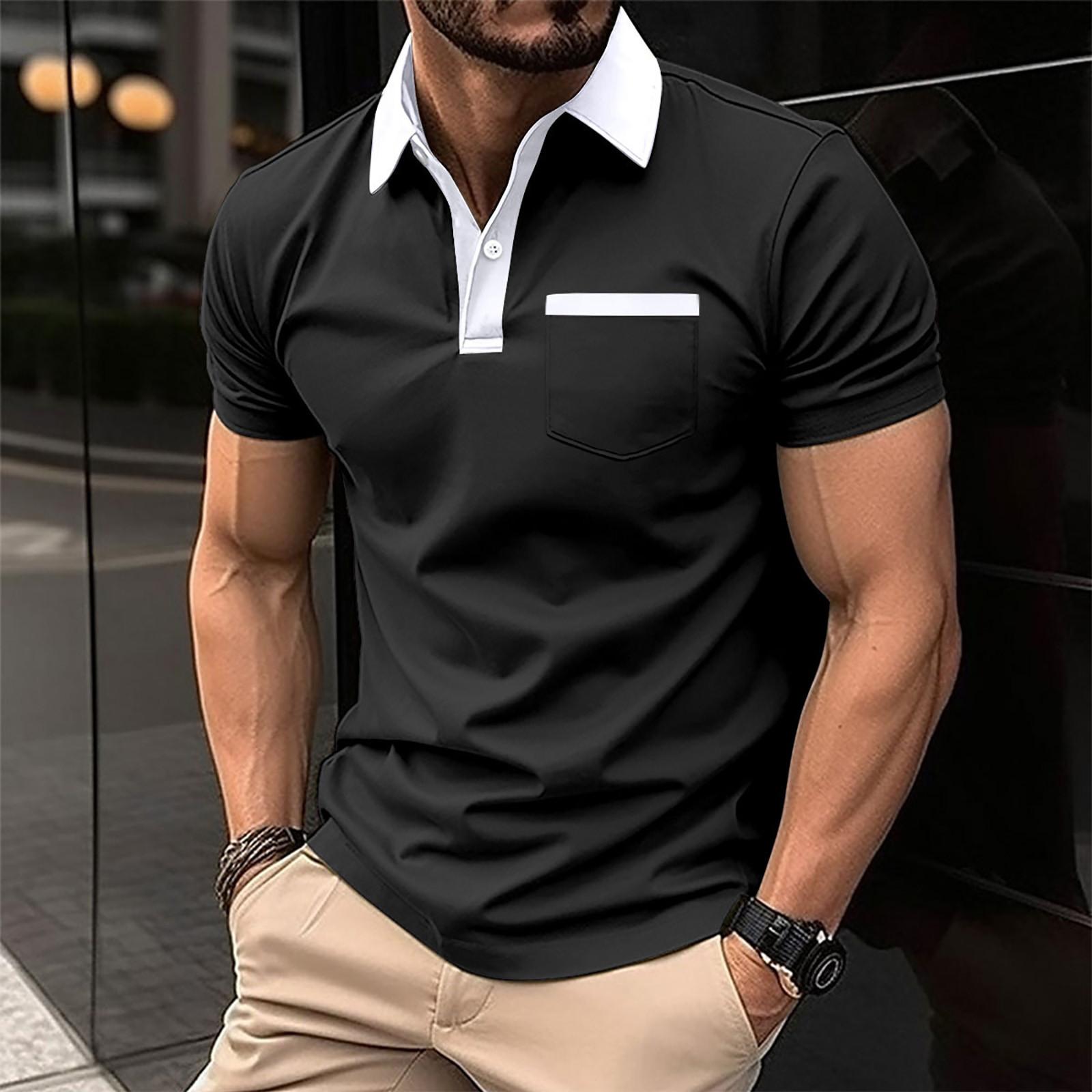 

Men s Summer Leisure Breathable Short Sleeved Shirt Top XXXL