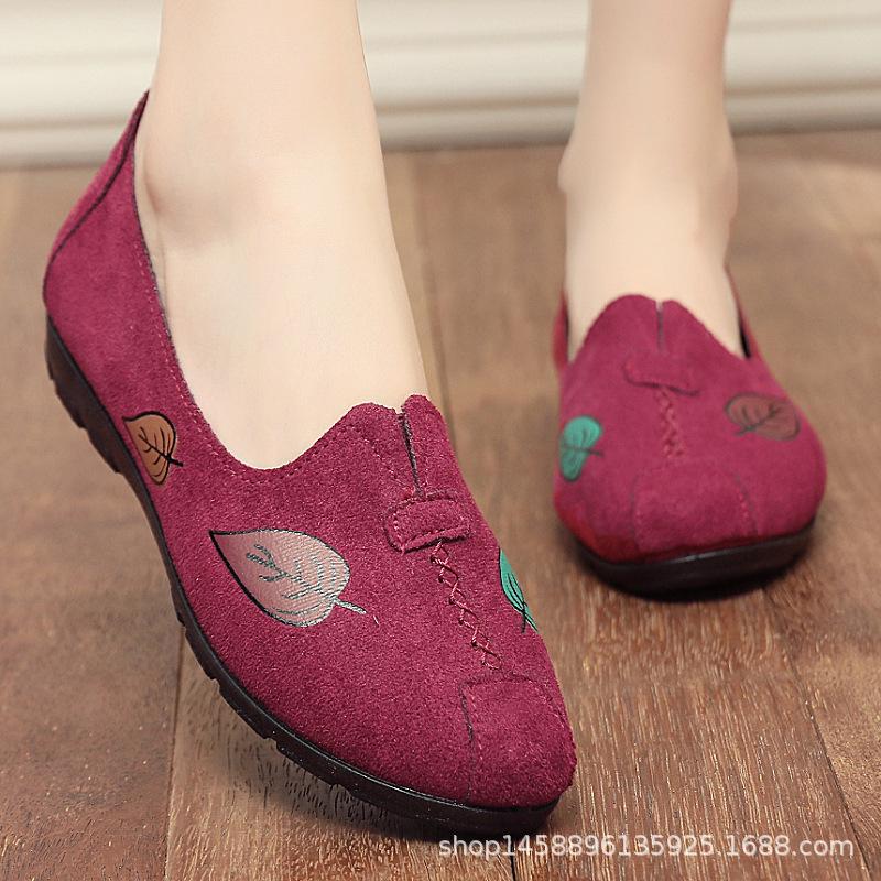 

Cloth shoes women s cloth shoes spring and autumn middle-aged and elderly shoes casual large size - non-slip soft sole 34