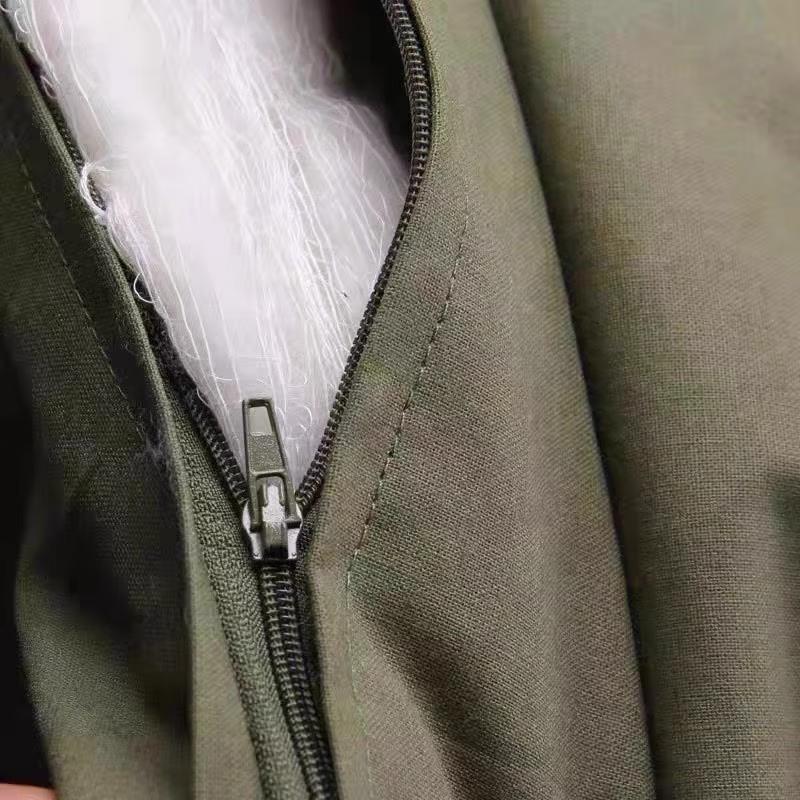 Mling Pure Cotton Military Green Quilt