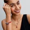 Pandora Opalescent Red Heart Dangle Charm 793348c01