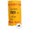 Kodak Professional Schwarzweiß 8572273 Film, T-MAX100 120, 5er-Pack,