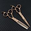 6.0 Inch Local Tyrant Gold Personalized Sup Trendy, Hair Scissors, Hair Scissors, Flat Scissors, Bangs Scissors
