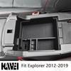 Dashboard Storage Box Compatible with Ford Explorer 2012-2016 2017 2018 2019 Accessories,Insert Tray Armrest Auxiliary Storage Box Coin Holder