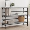 VidaXL Console Table Sonoma Grey 100x32x75 Cm Engineered Wood 839051