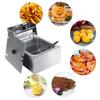 6L Stainless Steel Electric Deep Fryer with Basket for Commercial & Home Use