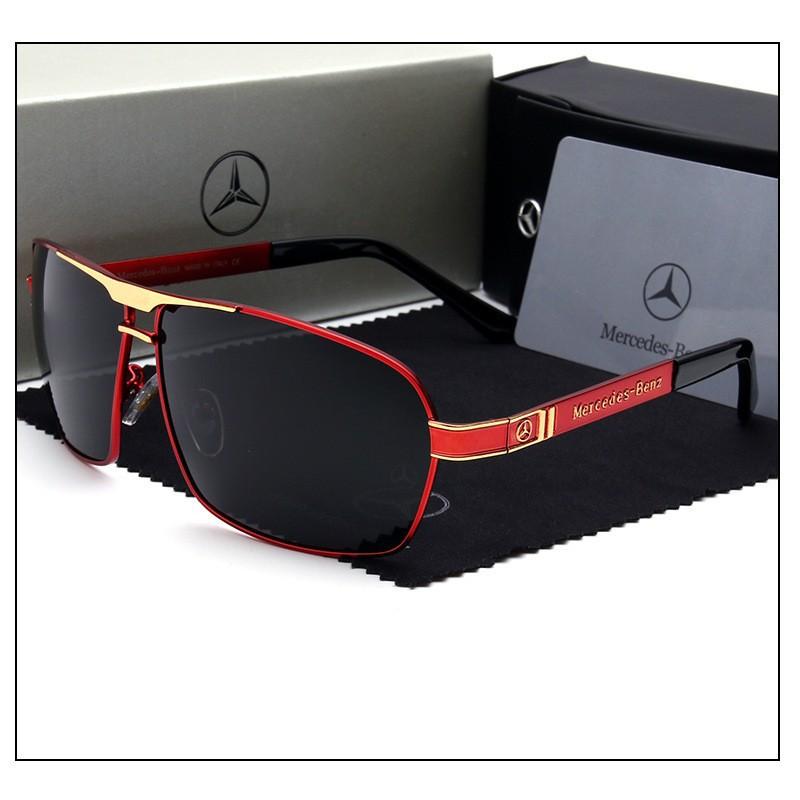 Car Sticker Car High-End Popular Polarized Sunglasses Anti Glare Goggles Mercedes Benz A B C E S SLK ML Sprinter Vito Class GLA