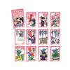 Nintama Rantaro Trading Hanafuda Pattern Clear Box of 12 Cards, Spring,