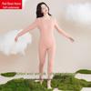 Hongdou Home Women's Antibacterial Double-Sided Fleece Thermal Underwear Set