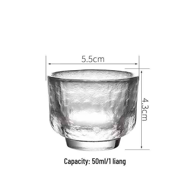 UOZO Hammered Glass Mini Cup