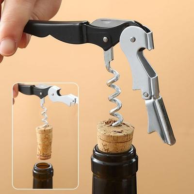 Wine Opener Waiter Corkscrew, Professional Wine Key for Servers, Bartender with Foil Cutter, Manual Wine Bottle Opener Double Hi