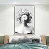 Cover Face of Medusa Graffiti Cavans Painting Vaporwave Sculpture Posters and Prints Wall Art for Living Room Home Decor Cuadros