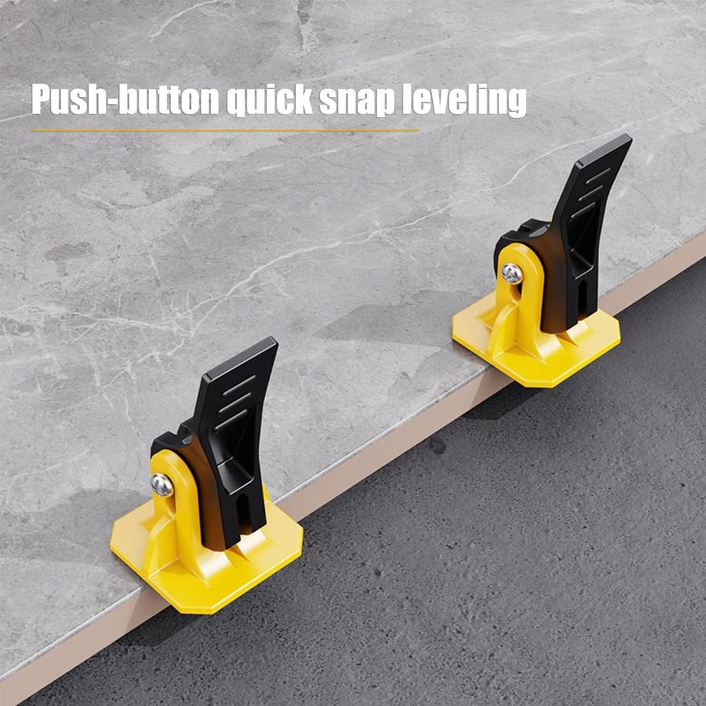 Eummy 50 Pieces Tile Leveling Tile Kit Tile Tile Regulator Reusable Tile Tile Positioning Plastic Artifacts Leveling Fixing Tiles