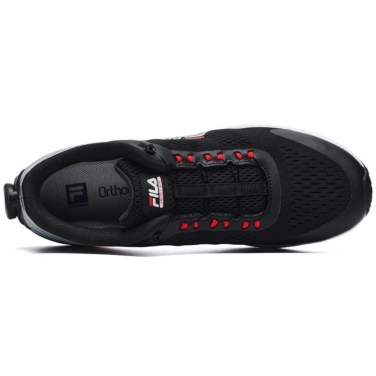 Fila Energy Boa Comfortable Fabric TPU Low-Top Casual Running Shoes Men Sneakers Black A12M221105FBA